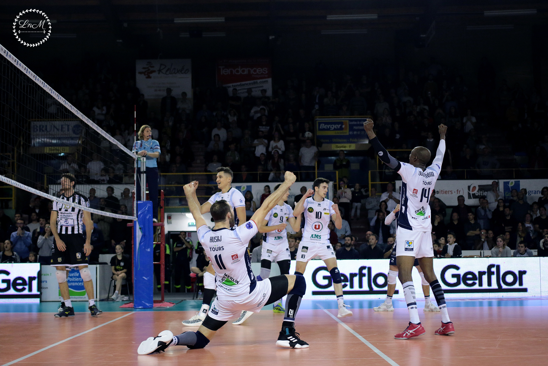 poitiers tours volley en direct