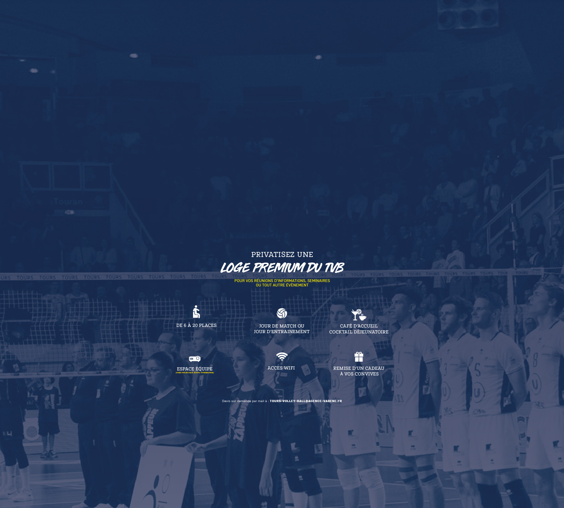 accueil Tours Volley Ball